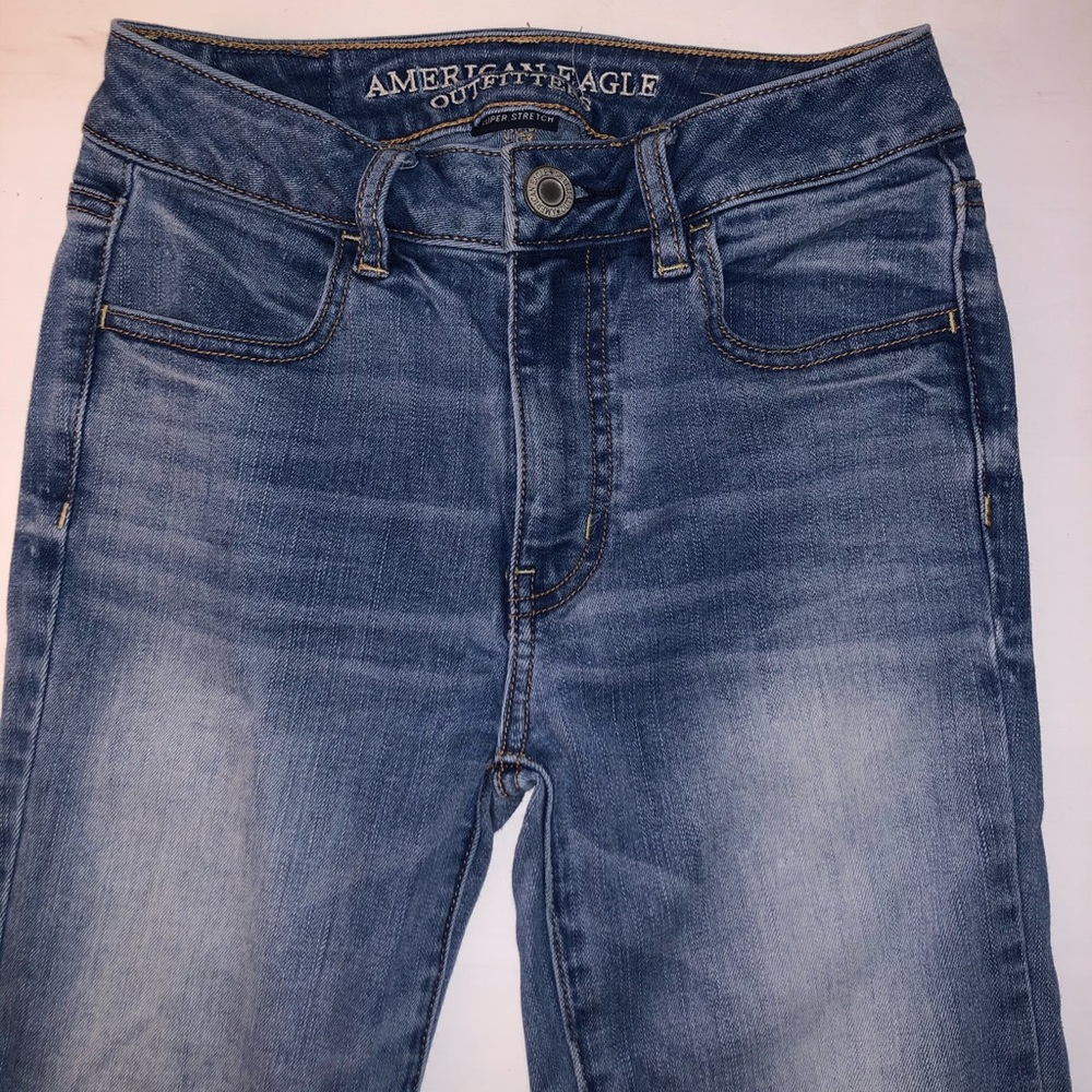 high waisted jeans